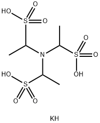 tripotassium 1,1',1''-nitrilotris(ethanesulphonate) Struktur