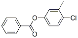 4-chloro-m-cresyl benzoate Struktur