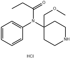 Noralfentanil Hydrochloride Struktur