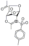 3,4-Di-O-acetyl-1,6-anhydro-2-O-p-toluenesulfonyl--D-glucopyranose Struktur