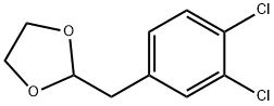 1,2-DICHLORO-4-(1,3-DIOXOLAN-2-YLMETHYL)BENZENE Struktur