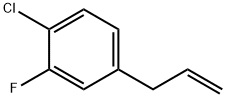 3-(4-CHLORO-3-FLUOROPHENYL)-1-PROPENE Struktur