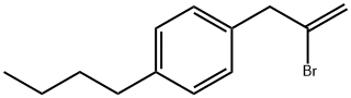 2-BROMO-3-(4-N-BUTYLPHENYL)-1-PROPENE Struktur