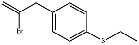 2-BROMO-3-[4-(ETHYLTHIO)PHENYL]-1-PROPENE Struktur