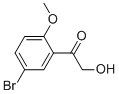 1-(5-BROMO-2-METHOXYPHENYL)-2-HYDROXYETHANONE Struktur