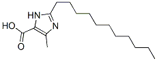 4-methyl-2-undecyl-1H-imidazole-5-carboxylic acid Struktur
