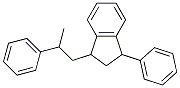 1-phenyl-3-(2-phenylpropyl)indan  Struktur