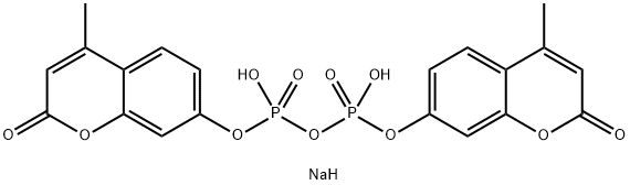 4-METHYLUMBELLIFERYL PYROPHOSPHATE DIESTER DISODIUM SALT Struktur