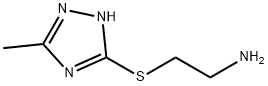 2-(5-METHYL-2H-[1,2,4]TRIAZOL-3-YLSULFANYL)-ETHYLAMINE Struktur