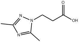 3-(3,5-DIMETHYL-[1,2,4]TRIAZOL-1-YL)-PROPIONIC ACID Struktur