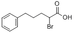 BENZENEPENTANOIC ACID,A-BROMO- Struktur