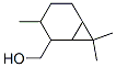 3,7,7-trimethylbicyclo[4.1.0]heptane-2-methanol Struktur