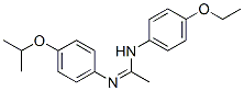 N1-(p-Ethoxyphenyl)-N2-(p-isopropoxyphenyl)acetamidine Struktur