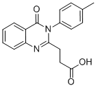 3-(4-OXO-3-P-TOLYL-3,4-DIHYDRO-QUINAZOLIN-2-YL)-PROPIONIC ACID Struktur