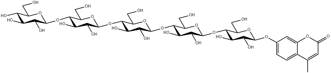 4-METHYLUMBELLIFERYL-§-D-CELLOPENTOSIDE Structure