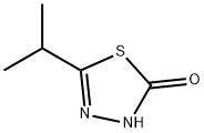 1,3,4-Thiadiazol-2(3H)-one,  5-(1-methylethyl)- Struktur