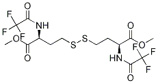 N,N'-ビス(トリフルオロアセチル)-L-ホモシスチンジメチルエステル 化學(xué)構(gòu)造式