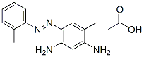 5-(o-tolylazo)toluene-2,4-diamine monoacetate Struktur