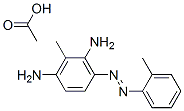 3-(o-tolylazo)toluene-2,6-diamine monoacetate Struktur