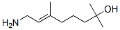 8-amino-2,6-dimethyloct-6-en-2-ol Struktur