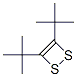 3,4-ditert-butyldithiete Struktur