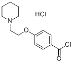 4-(2-PIPERIDIN-1-YLETHOXY)BENZOYL CHLORIDE HYDROCHLORIDE Struktur