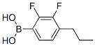 Boronic acid, (2,3-difluoro-4-propylphenyl)- (9CI) Struktur