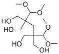 2,4-bis(dimethoxymethyl)-2,4-bis(hydroxymethyl)pentane-1,5-diol Struktur