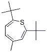 2,7-Di-tert-butylthiepin,4-methyl- Struktur