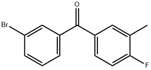 3-BROMO-4'-FLUORO-3'-METHYLBENZOPHENONE price.