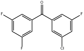 3-CHLORO-3',5,5'-TRIFLUOROBENZOPHENONE Struktur