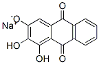 1,2,3-trihydroxyanthraquinone, sodium salt Struktur