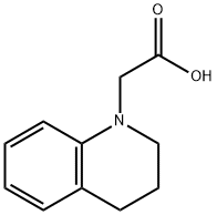 3,4-DIHYDRO-1(2H)-QUINOLINEACETIC ACID Struktur