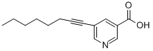 5-OCT-1-YNYLNICOTINIC ACID Struktur