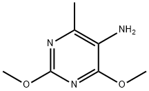 5-amino-2,4-dimethoxy-6-methylpyrimidine Struktur