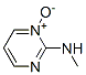 2-Pyrimidinamine, N-methyl-, 1-oxide (9CI) Struktur