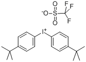 BIS(4-TERT-BUTYLPHENYL)IODONIUM TRIFLATE Structure