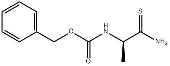 CarbaMic acid, [(1R)-2-aMino-1-Methyl-2-thioxoethyl]-, phenylMethyl ester (9CI) Struktur