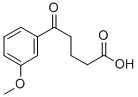 5-(3-METHOXYPHENYL)-5-OXOVALERIC ACID Struktur