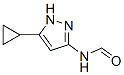 Formamide,  N-(5-cyclopropyl-1H-pyrazol-3-yl)- Struktur