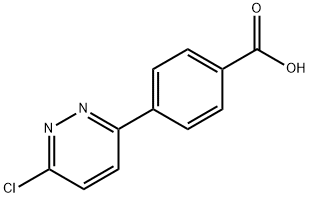 4-(6-CHLORO-3-PYRIDAZINYL)BENZOIC ACID Struktur