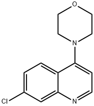 7-CHLORO-4-MORPHOLINO-QUINOLINE Struktur