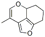 Furo[4,3,2-de][1]benzopyran, 5a,6,7,8-tetrahydro-3-methyl- (9CI) Struktur