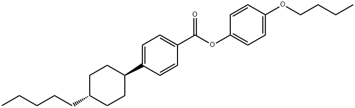 4-(N-Butoxy)Phenyl-4'-Trans-PentylcyclohexylBenz Struktur