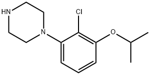 Piperazine, 1-[2-chloro-3-(1-methylethoxy)phenyl]- Struktur