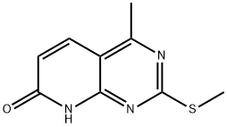 4-METHYL-2-(METHYLSULFANYL)-7H,8H-PYRIDO[2,3-D]PYRIMIDIN-7-ONE Struktur