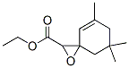 ethyl 5,7,7-trimethyl-1-oxaspiro[2.5]oct-4-ene-2-carboxylate Struktur