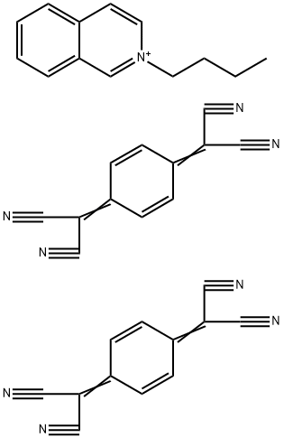 (TCNQ)2 ISOQUINOLINE(N-N-BUTYL) Struktur