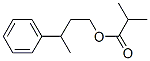 3-phenylbutyl isobutyrate Struktur