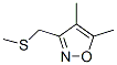 Isoxazole, 4,5-dimethyl-3-[(methylthio)methyl]- (9CI) Struktur